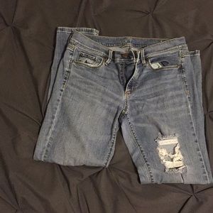 Loft modern crop jeans